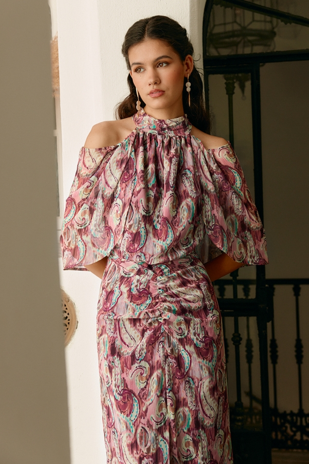 Úrsula estampado rosa