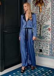 Pantalon Clavel bleu