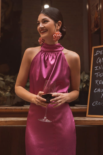 Manuela fucsia - Vestidos de invitada para bodas y eventos | Cho Atelier