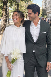 Dalia blanco - Vestidos de invitada para bodas y eventos | Cho Atelier