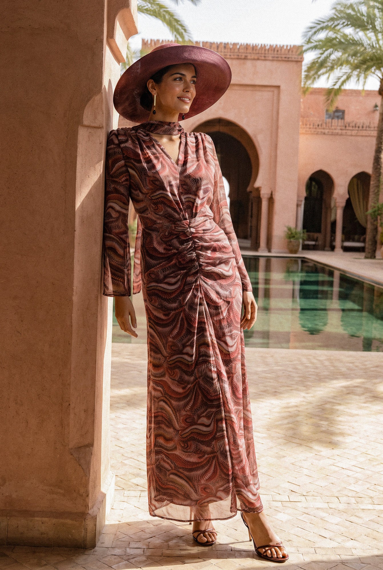 Lina estampado - Vestidos de invitada para bodas y eventos | Cho Atelier