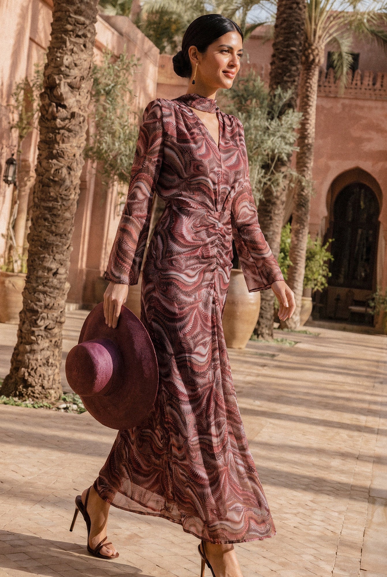 Lina estampado - Vestidos de invitada para bodas y eventos | Cho Atelier