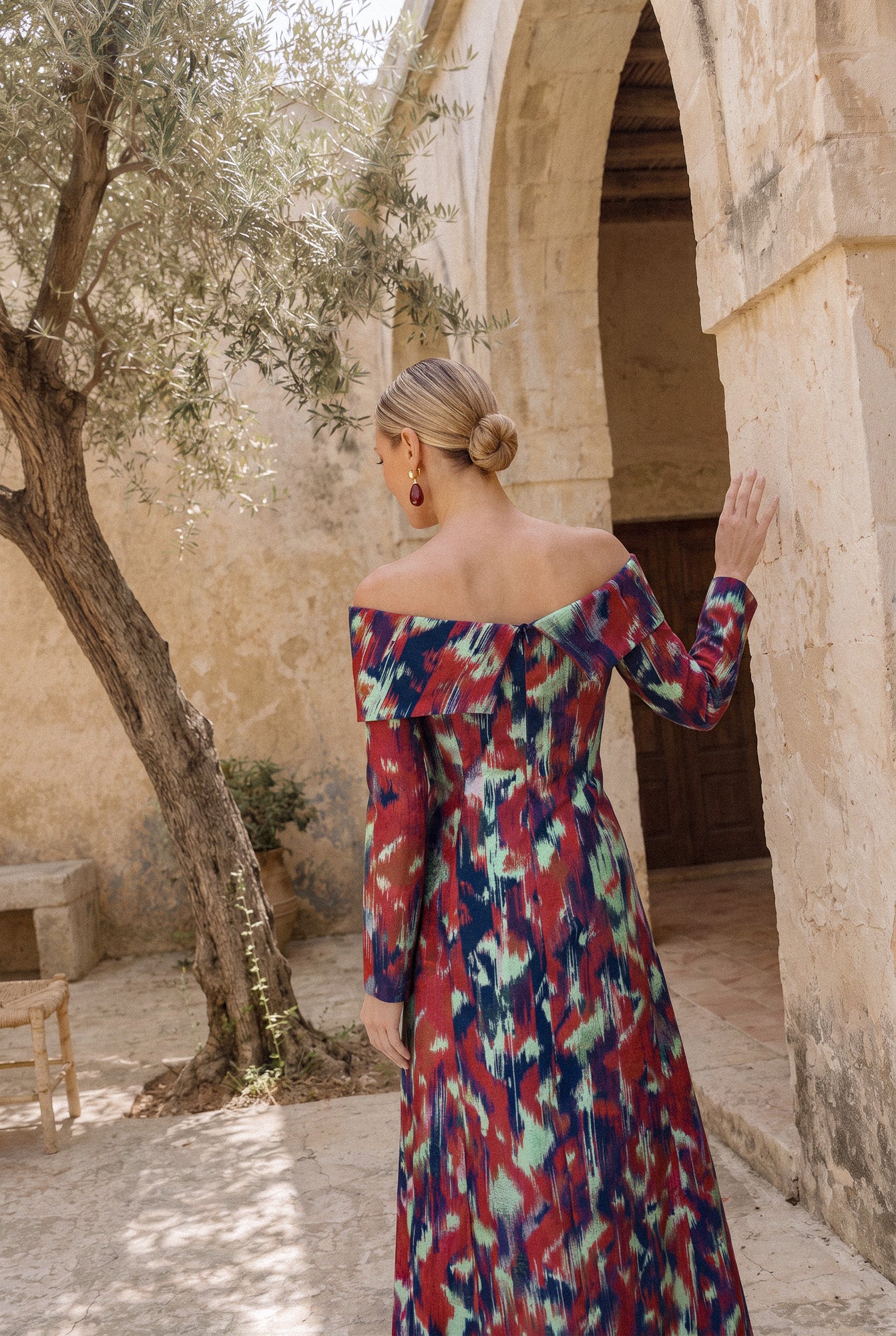Sara estampado - Vestidos de invitada para bodas y eventos | Cho Atelier