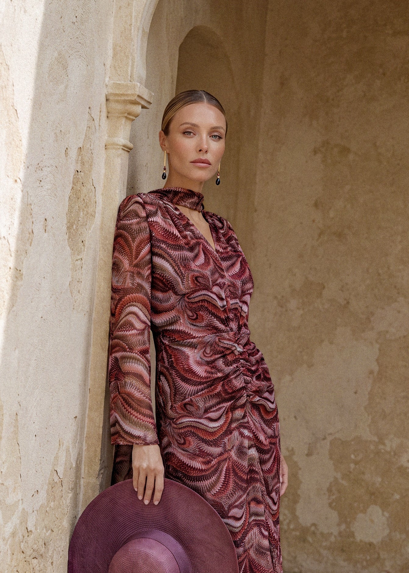 Lina estampado - Vestidos de invitada para bodas y eventos | Cho Atelier