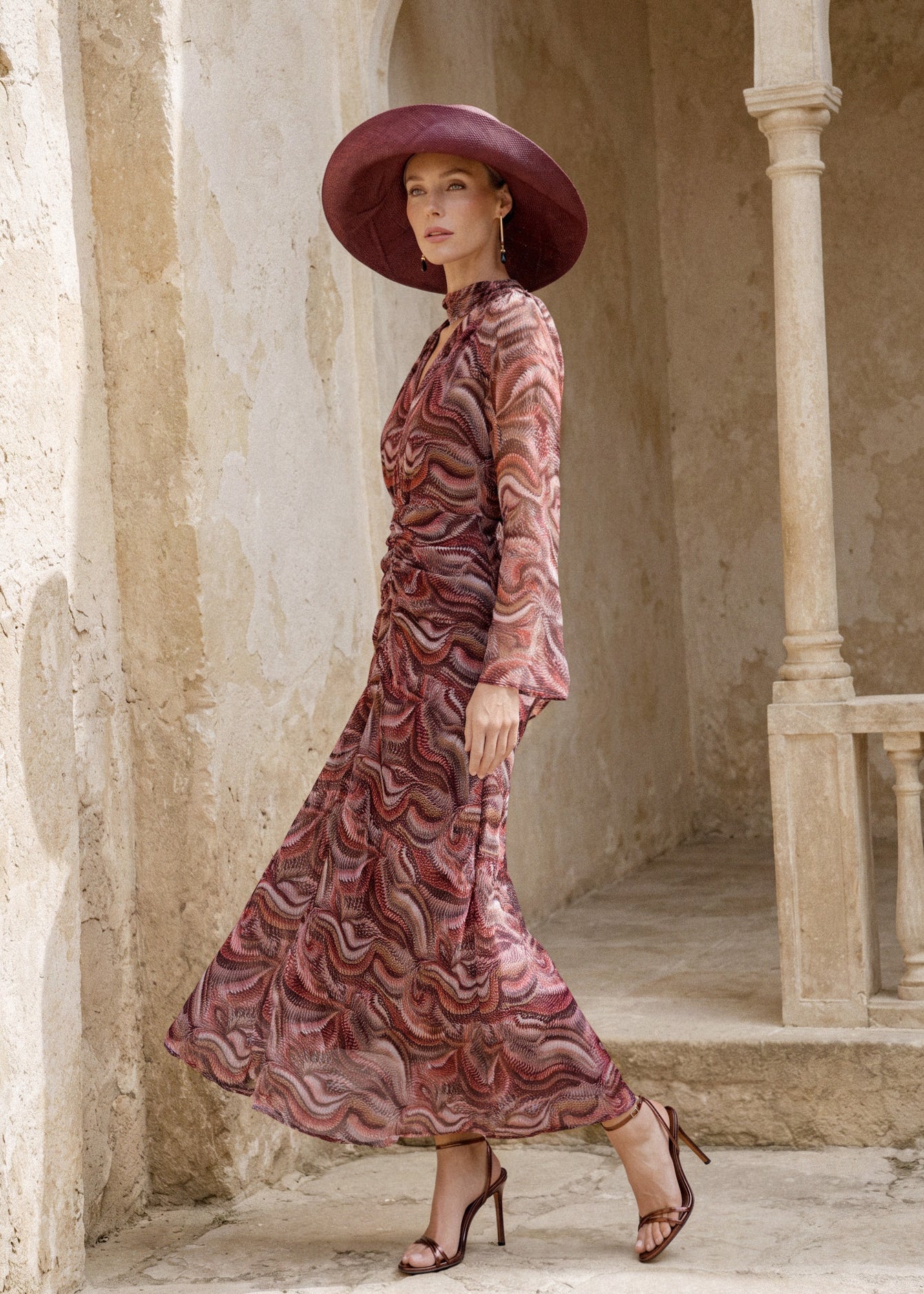 Lina estampado - Vestidos de invitada para bodas y eventos | Cho Atelier