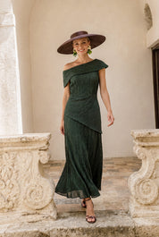 Yasmin verde oscuro - Vestidos de invitada para bodas y eventos | Cho Atelier