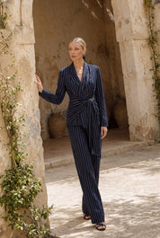 Latifa chaqueta azul marino - Vestidos de invitada para bodas y eventos | Cho Atelier