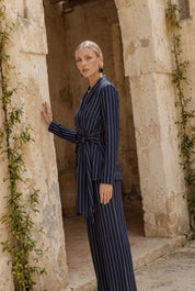 Latifa chaqueta azul marino - Vestidos de invitada para bodas y eventos | Cho Atelier