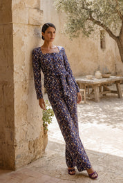 Zulema pantalón estampado - Vestidos de invitada para bodas y eventos | Cho Atelier