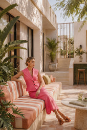 Falda Guadalupe coral - Vestidos de invitada para bodas y eventos | Cho Atelier