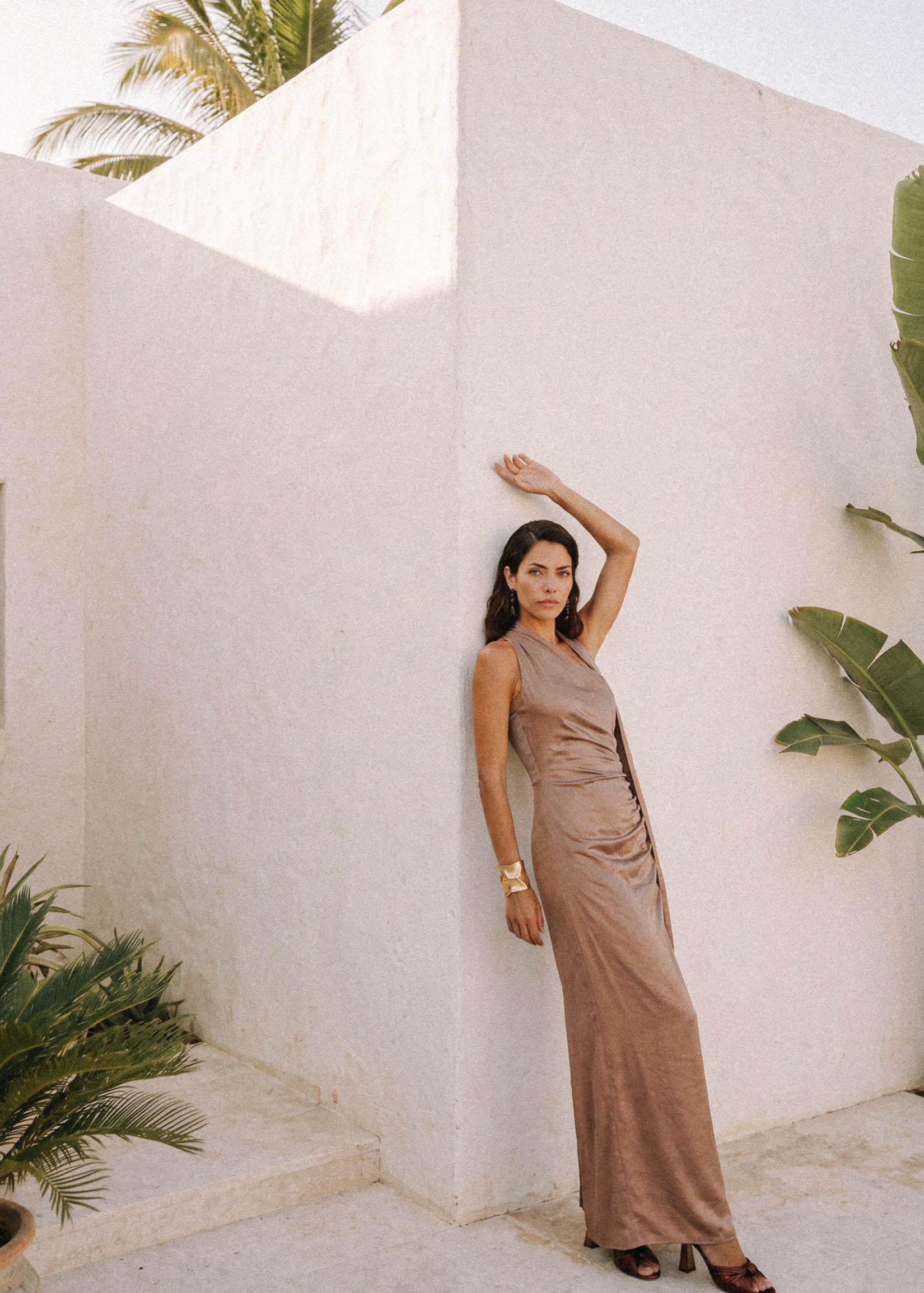 Nicole bronce - Vestidos de invitada para bodas y eventos | Cho Atelier