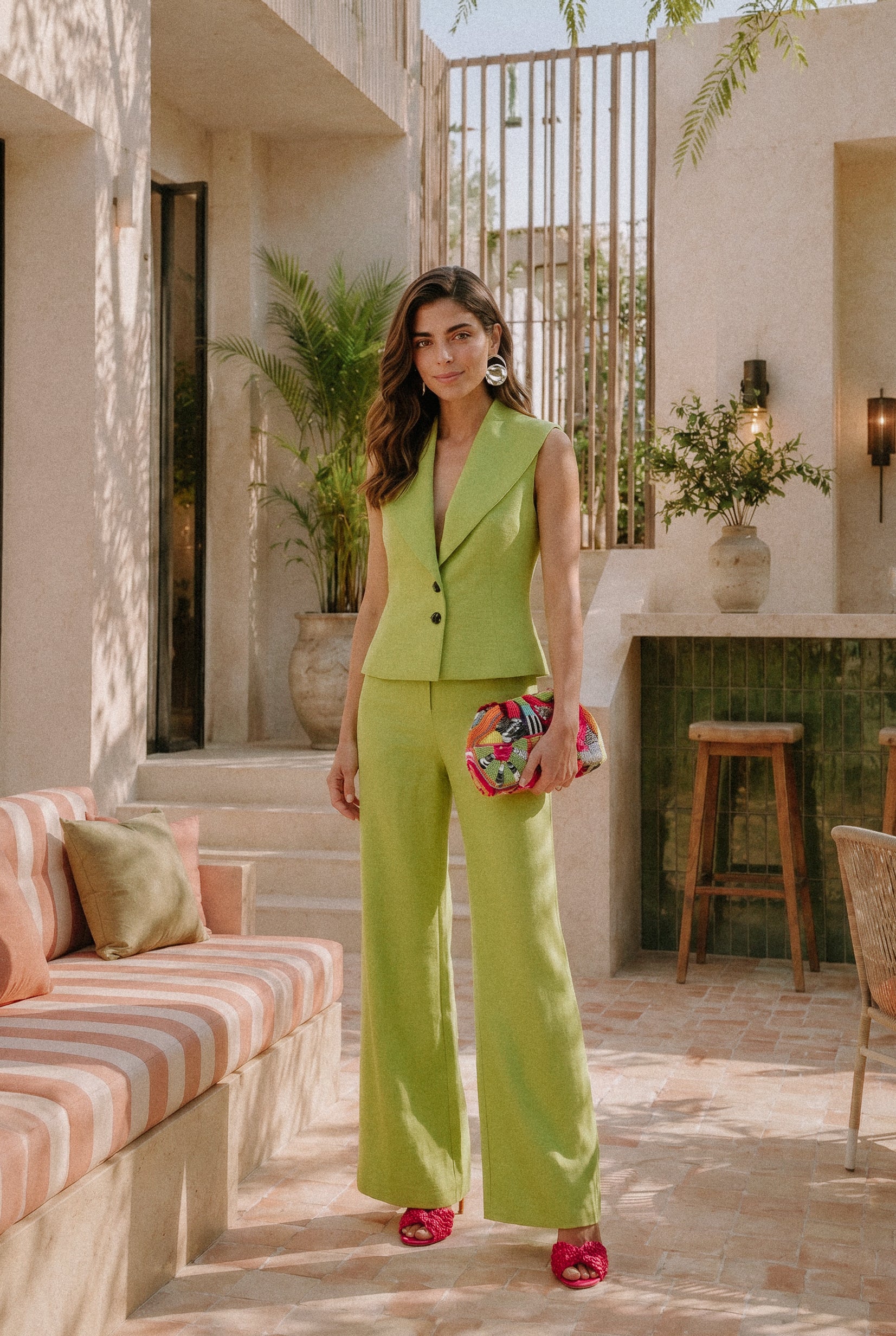 Pantalón Rosalía - Vestidos de invitada para bodas y eventos | Cho Atelier